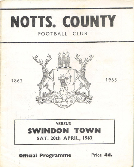 <b>Saturday, April 20, 1963</b><br />vs. Notts County (Away)